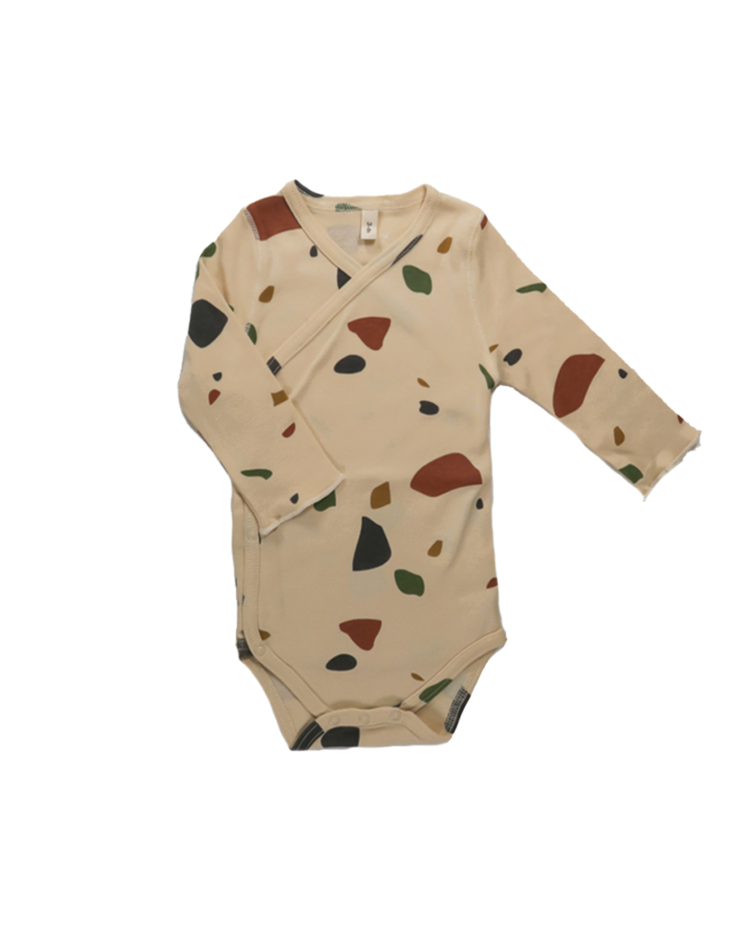 BODYSUIT ORGANIC ZOO TERRAZZO