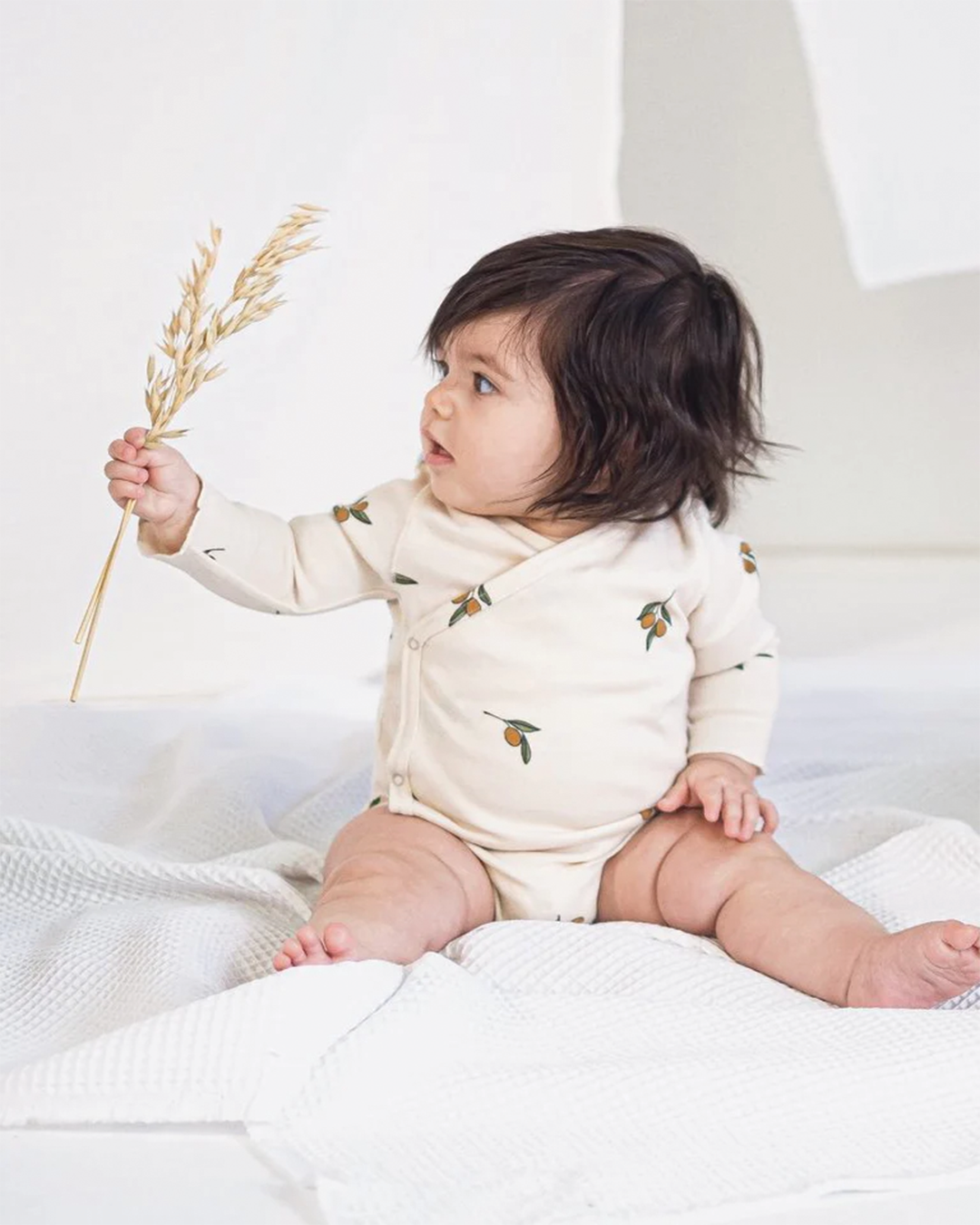 BODYSUIT ORGANIC ZOO OLIVE GARDEN