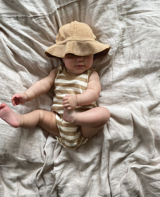 BODYSUIT ORGANIC ZOO GOLD SAILOR