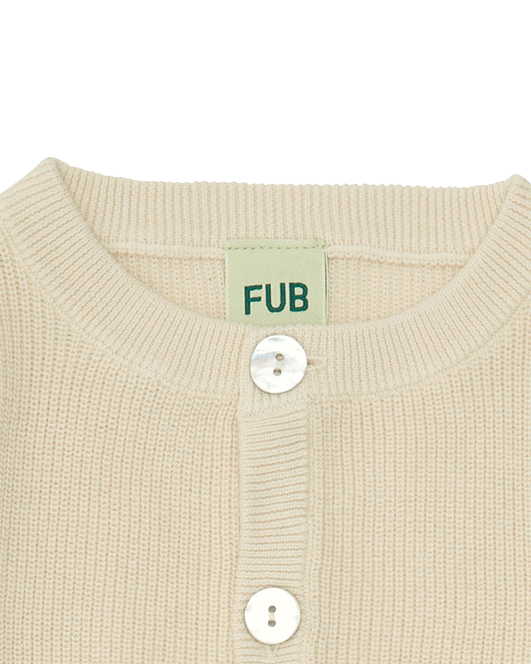 CARDIGAN FUB ECRU 56