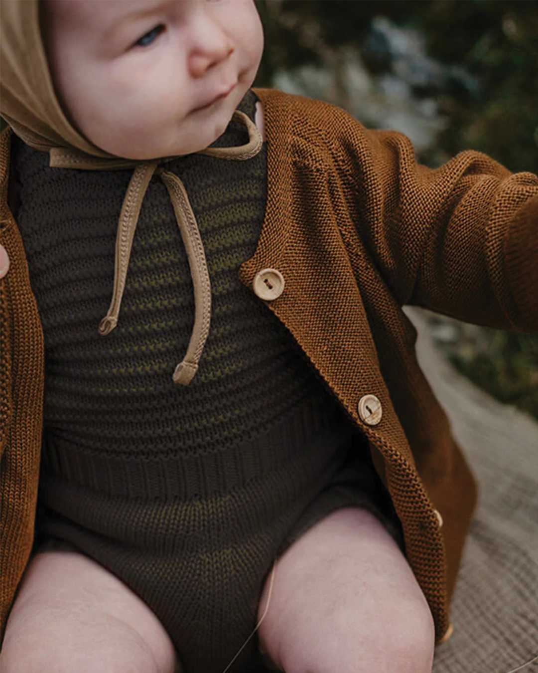 CARDIGAN THE SIMPLE FOLK MOCHA 68