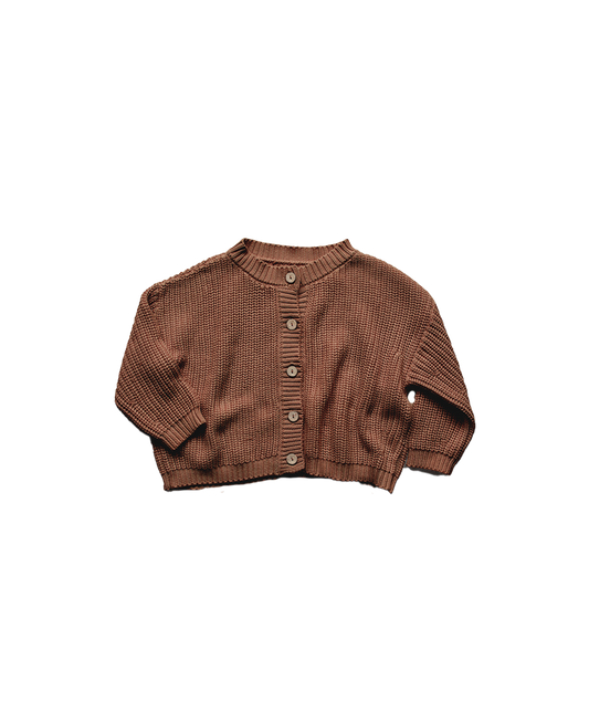 CARDIGAN THE SIMPLE FOLK MOCHA