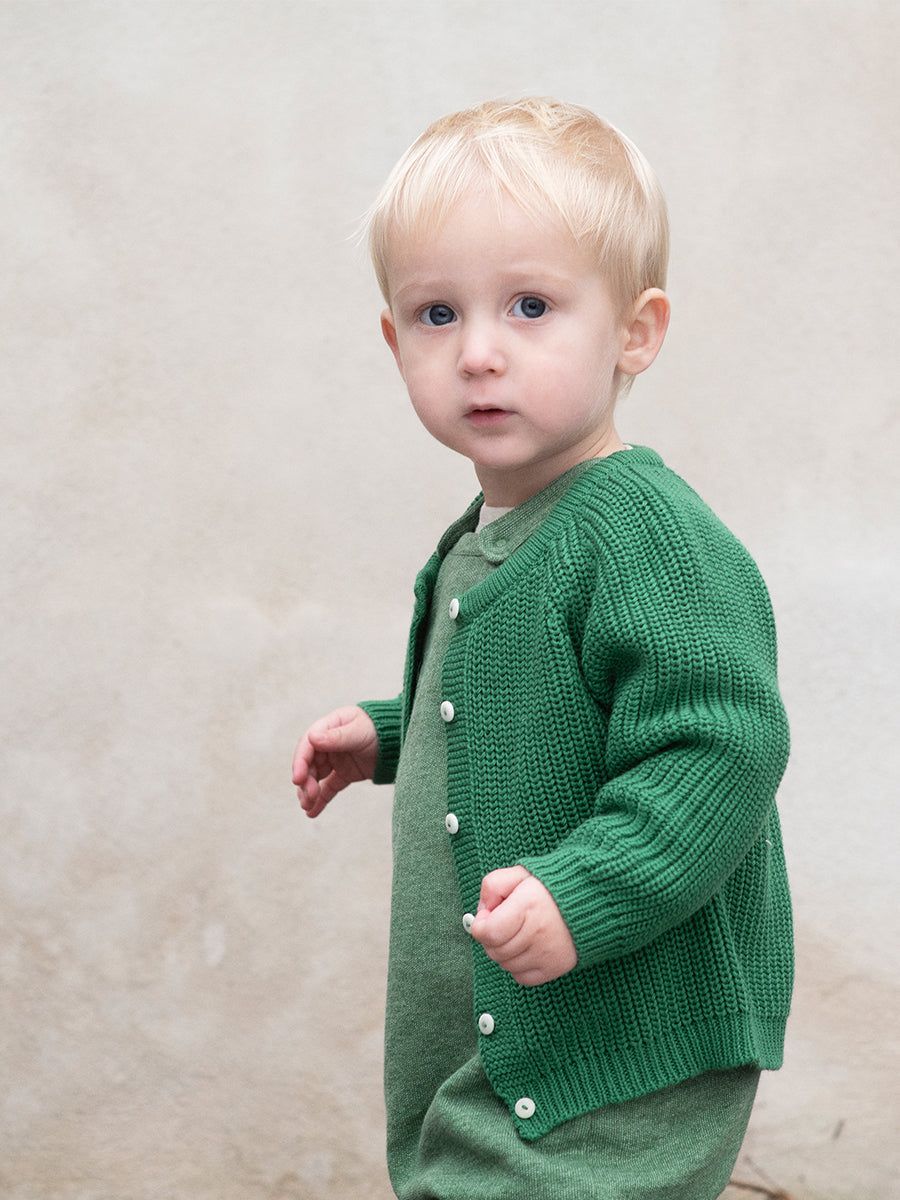 CARDIGAN SERENDIPITY EVERGREEN