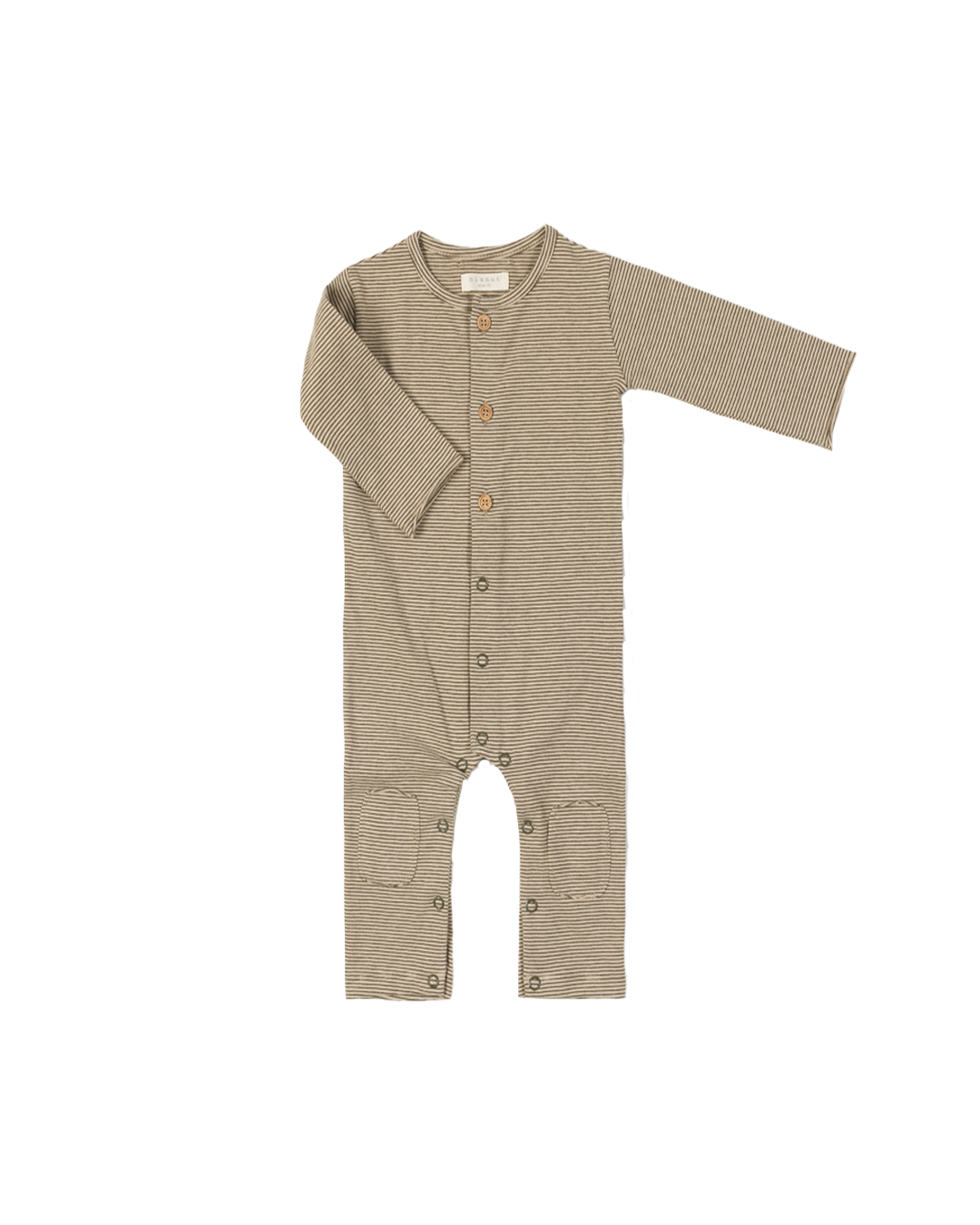 ONESIE NIXNUT KHAKI STRIPE