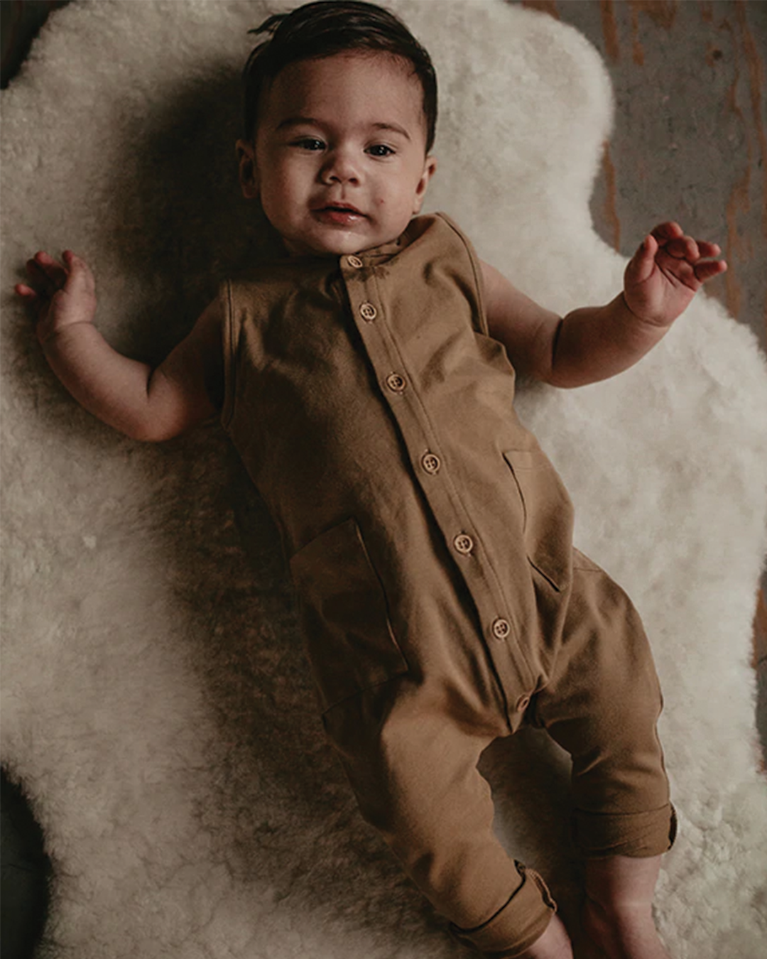 ONESIE THE SIMPLE FOLK WALNUT 80