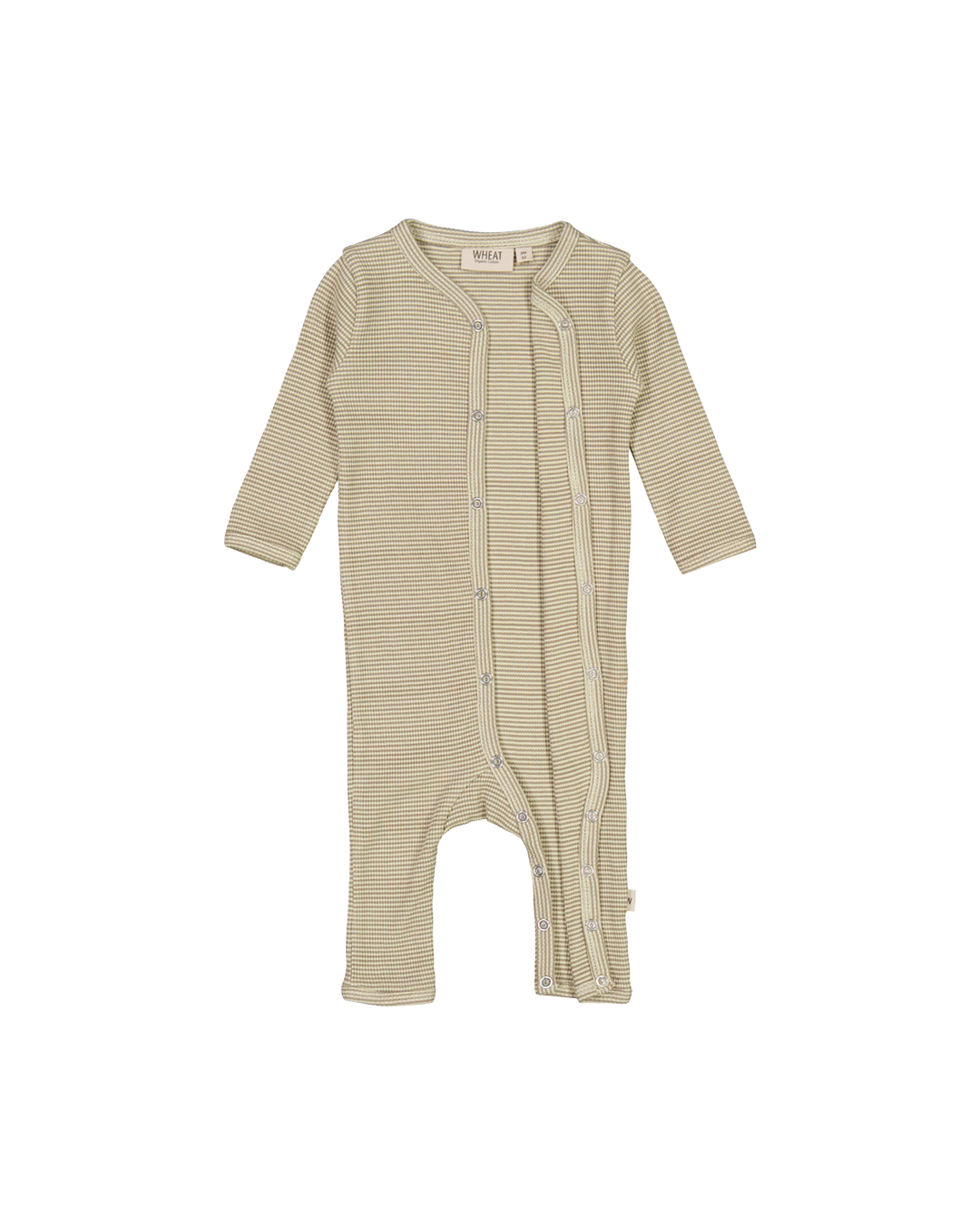 ONESIE WHEAT WARM STONE STRIPE