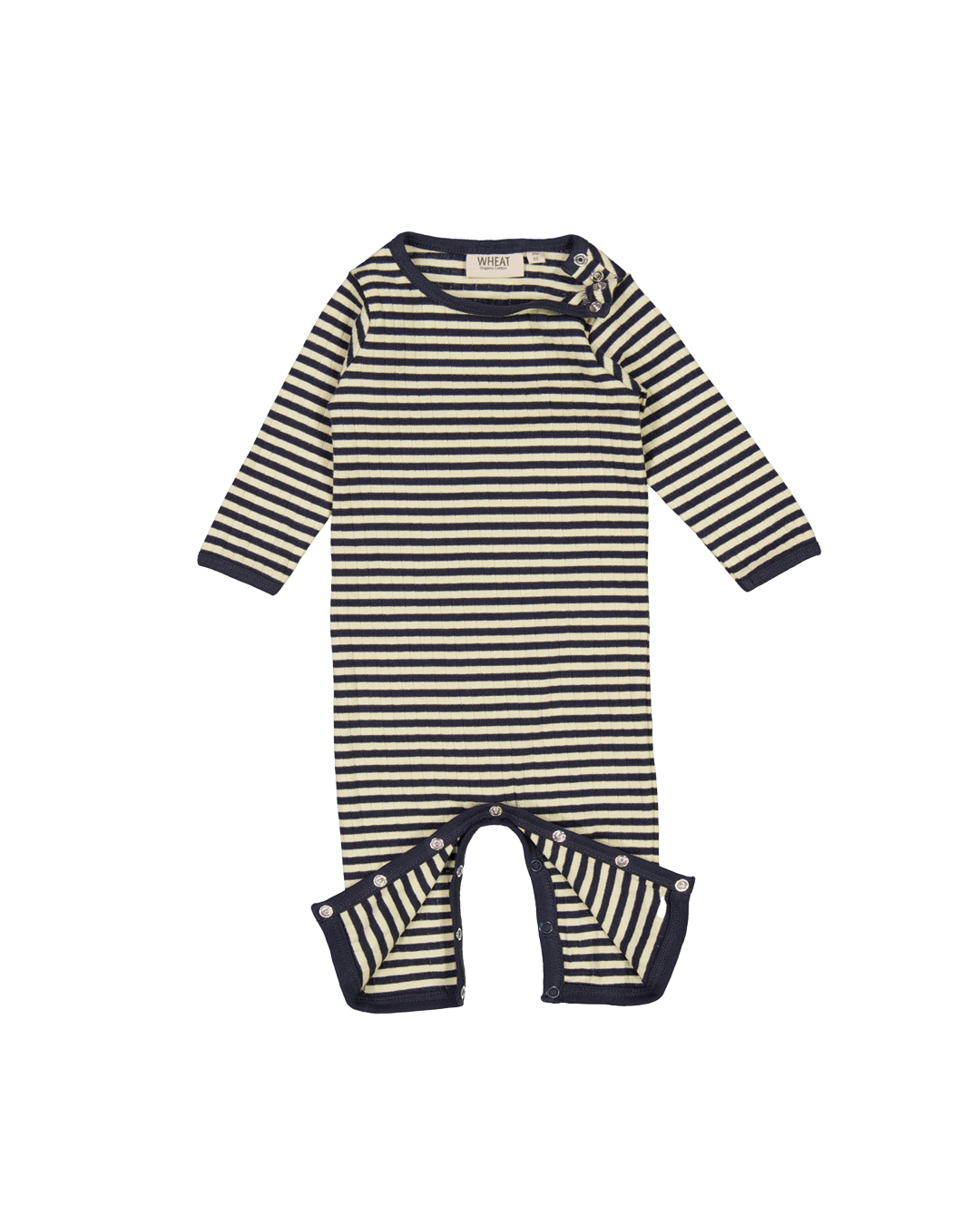 ONESIE WHEAT MIDNIGHT STRIPE