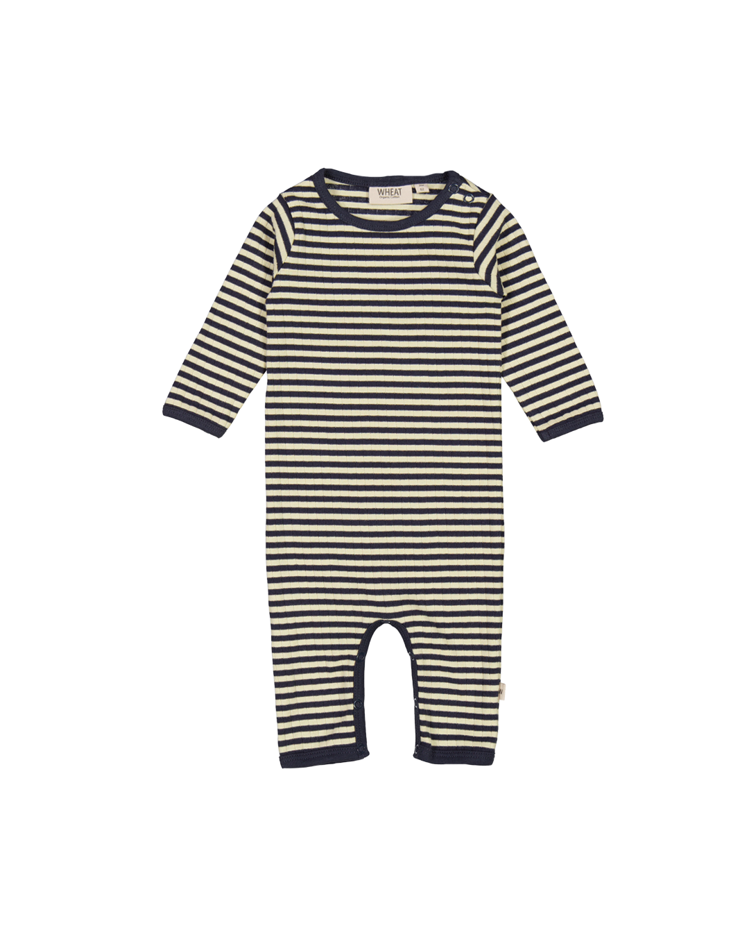 ONESIE WHEAT MIDNIGHT STRIPE