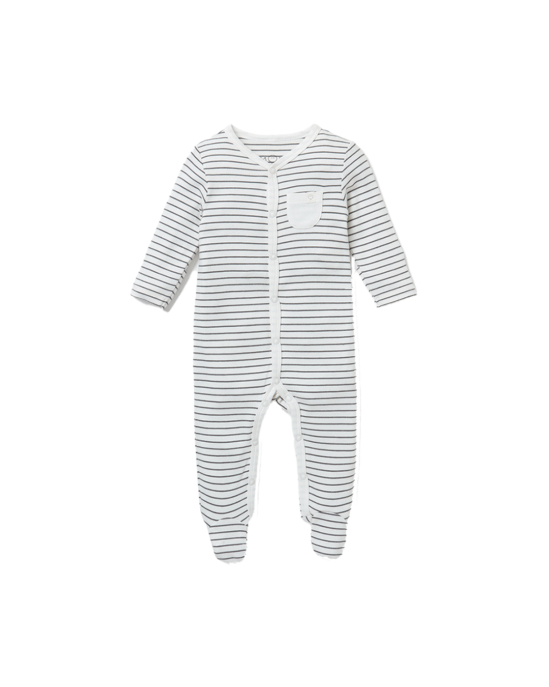 PYJAMA MORI GREY STRIPE